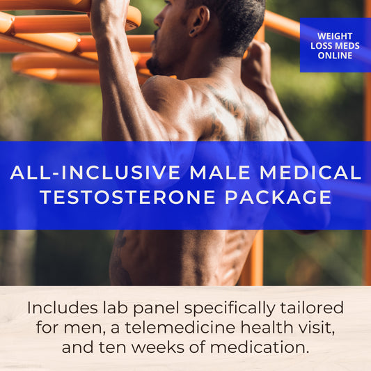 Tampa's Comprehensive Testosterone Lab Panel  & Consultation Plus 10-Week of Meds