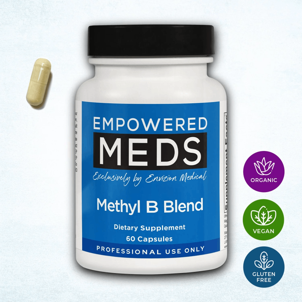 Boost energy, mood, and metabolism with Methyl B Blend—active methylated B vitamins for optimal wellness.